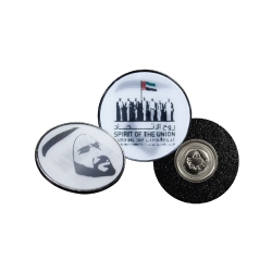 Lenticular Badges with Sheikh Zayed Picture TZ-NDB-22