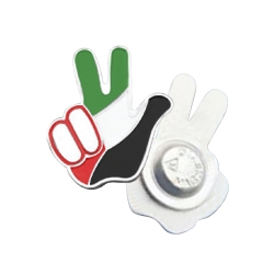 Peace Sign UAE Flag Badges with Magnet 2102
