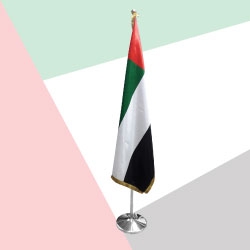 UAE Flag Metal Stand TZ-UAE-FS-L