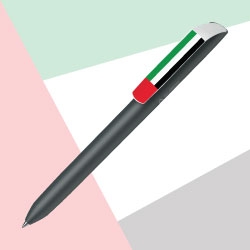 UAE Flag Recycled Flow Pure Pen TZ-MAX-F2P-MATT-CB-RE