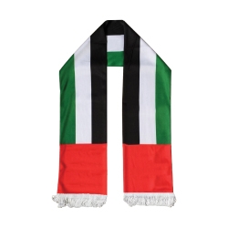 UAE Flag Satin Scarf TZ-SC-05