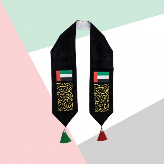 UAE-Day-Velvet-Scarf-with-Embroidery-TZ-SC-09