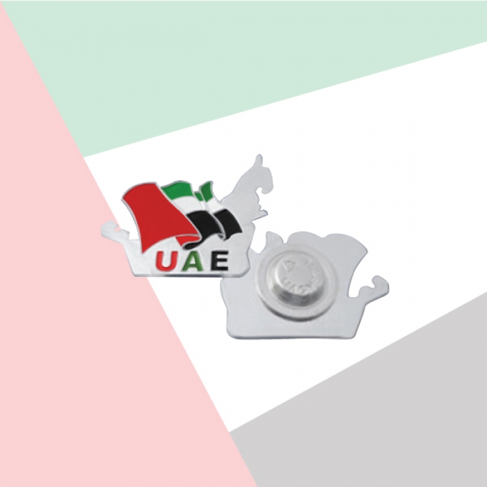 UAE Map Shape Flag Badges TZ-NDB-17