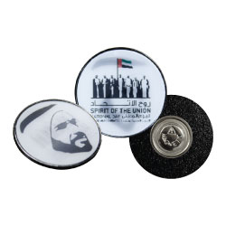Lenticular Badges with Sheikh Zayed Picture TZ-NDB-22