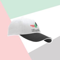 Emirates Logo Soft Mesh Black Cap TZ-CAP-M-03