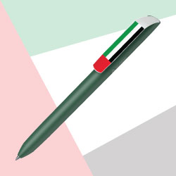 UAE Flag Recycled Flow Pure Pen Green TZ-MAX-F2P-MATT-CB-RE-19
